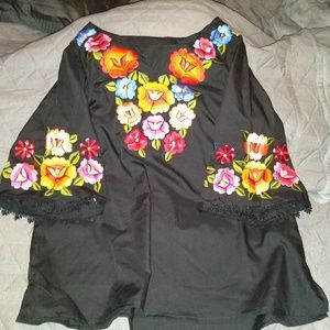Embroidered Mexican shirts